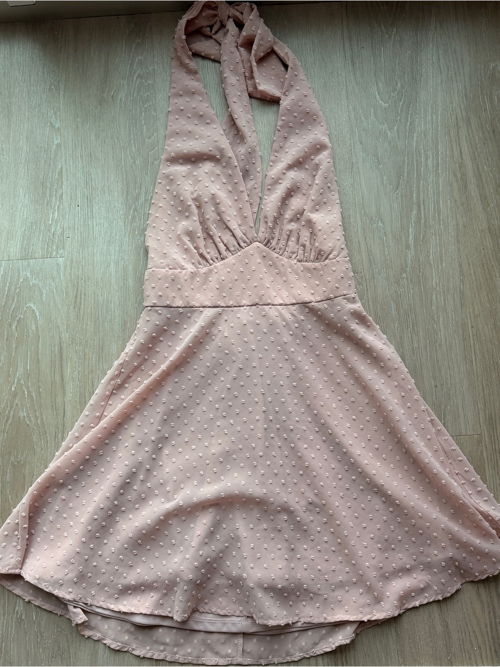 Lulus baby pink mini dress